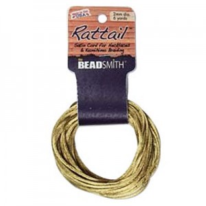 Rattail 2mm Ant Gold - 5.4m