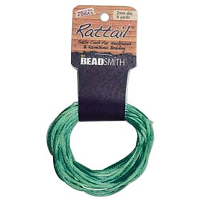 Rattail 2mm Emerald - 5.4m