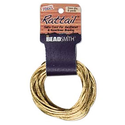 Rattail 2mm Gold - 5.4m