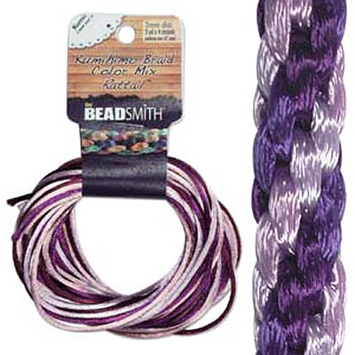 Rattail 1mm Lilac 4칼라 2.7m씩 - 11m