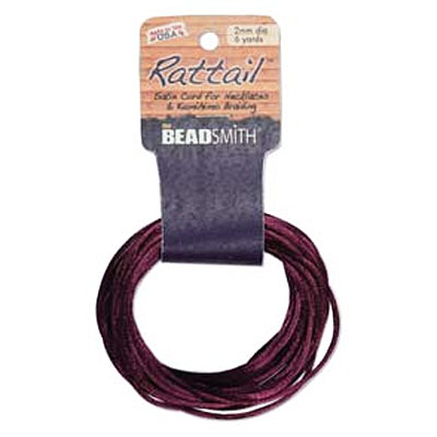 Rattail 3mm Plum - 5.4m