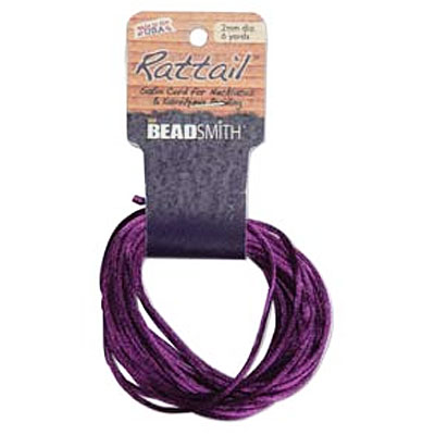 Rattail 1mm Purple - 5.4m