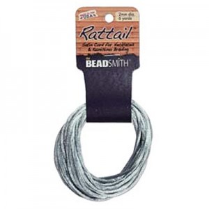 Rattail 1mm Silver - 5.4m