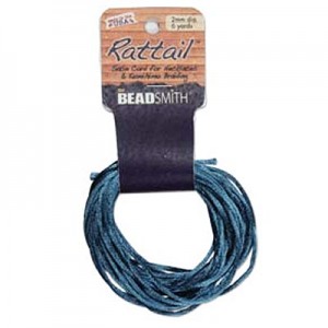 Rattail 1mm Teal - 5.4m