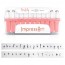 3mm Melody Lowercase Stamp 1 Set