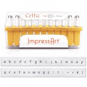 3mm Celtic Lowercase 1 Set