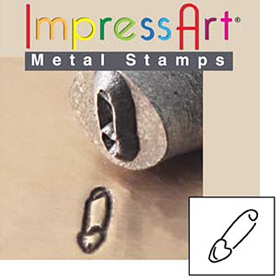 Safety Pin 6mm Stamp