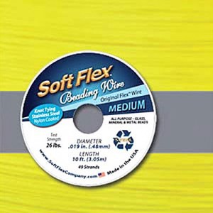 Soft Flex 0.48mm Yellow Lemon Quartz - 3m