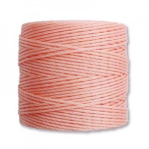 S-lon Bead Cord(pi Lemon) Coral Pink 0.5mm-70m