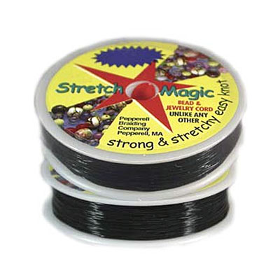 Stretch Magic Cord 0.5mm Black - 25m