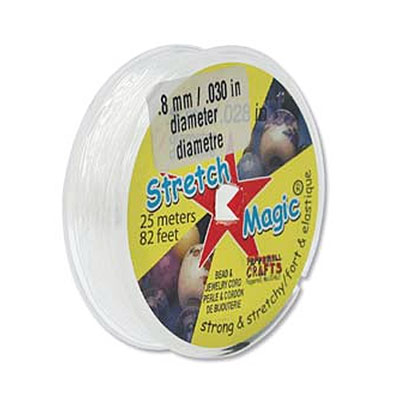 Stretch Magic Cord 0.8mm Clear - 25m