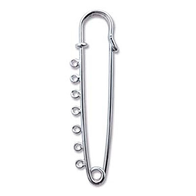 Safety Pin W/ 7 Holes Black Oxide- 36개