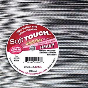 Soft Touch 0.6mm Satin Silver - 304m