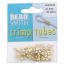 Tube Crimp Aprox 4x3mm Gold Plated - 100개