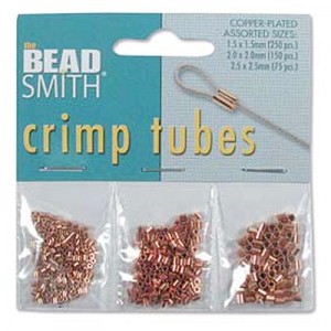 Tube Crimp Assortment Pack Copper Plate- 475개