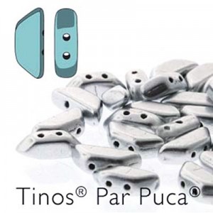 Tinos 4x10mm Silver Aluminum Mat -50g(약240개)