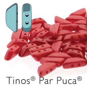 Tinos 4x10mm Pastel Dark Coral -50g(약240개)
