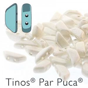 Tinos 4x10mm Opaque White Luster -50g(약240개)