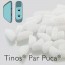 Tinos 4x10mm Opaque White -50g(약240개)